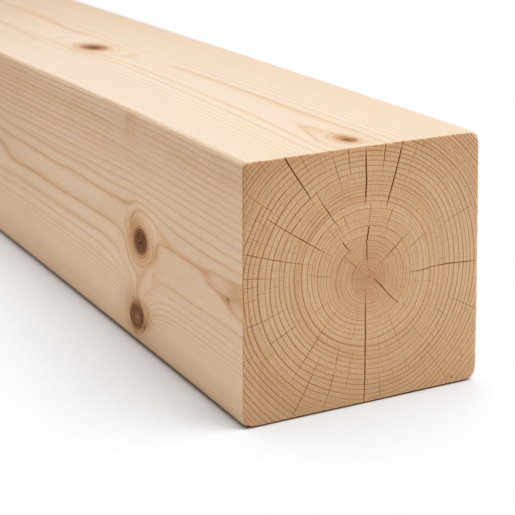 Polín de pino 3″ × 3″ × 8 ft para cimbra - Imagen 2