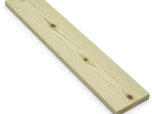 Tablón de pino tratado 2″ × 4″ × 8 ft
